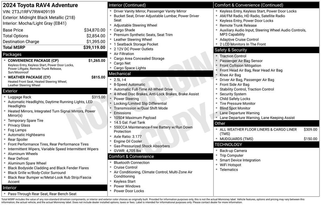 2024 Toyota RAV4 Adventure