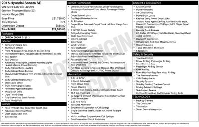 2016 Hyundai Sonata Base