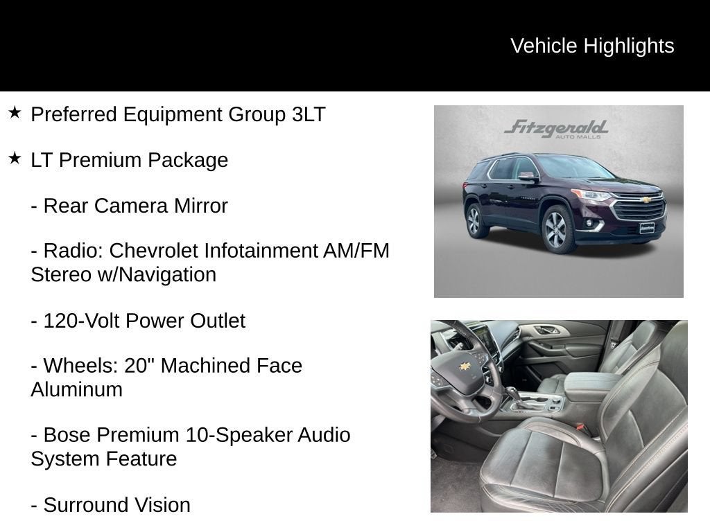 2019 Chevrolet Traverse LT Leather