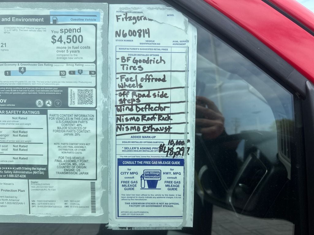 2026 Nissan Frontier Crew Cab SV