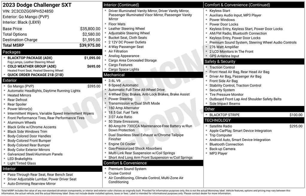 2023 Dodge Challenger SXT