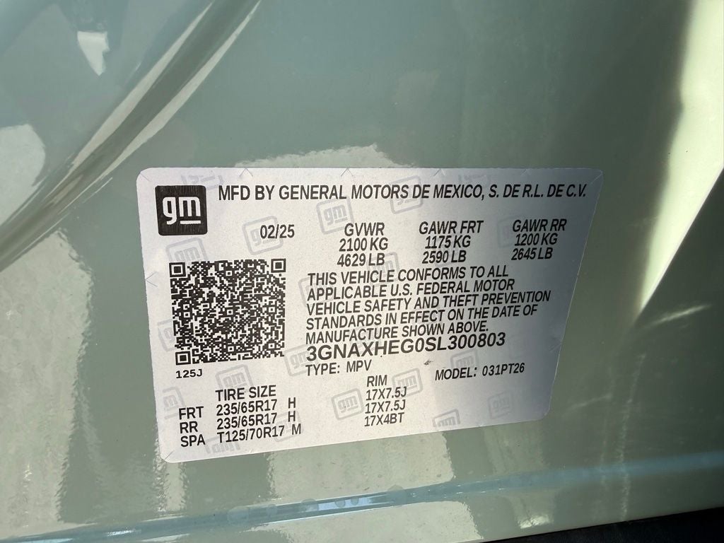 2025 Chevrolet Equinox LT