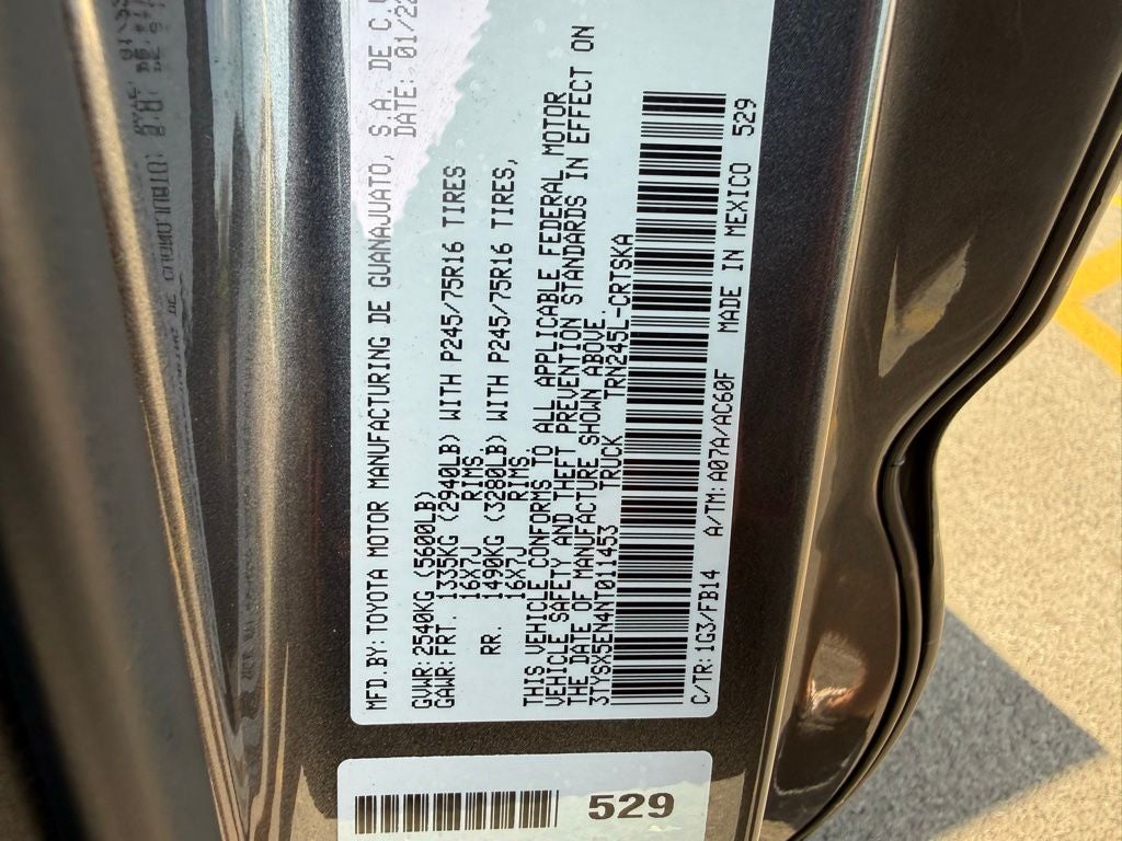 2022 Toyota Tacoma SR