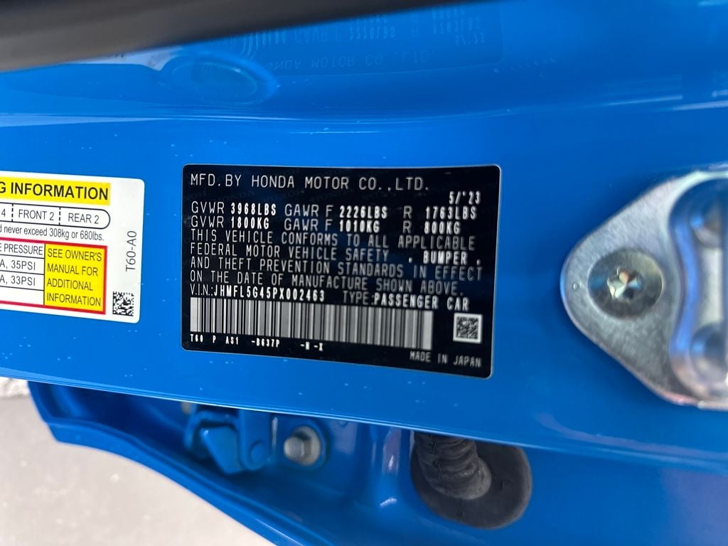 2023 Honda Civic Type R Base