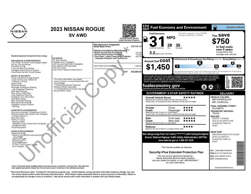 2023 Nissan Rogue SV