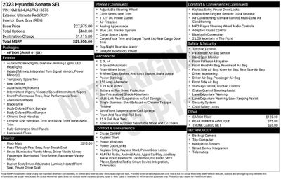 2023 Hyundai Sonata SEL
