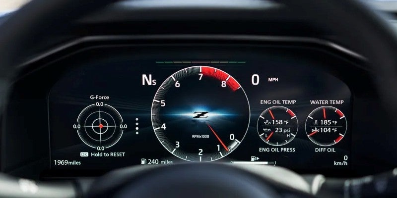 2024 Nissan Z dashboard