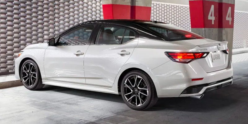 2025 Nissan Sentra parked in a parking spot