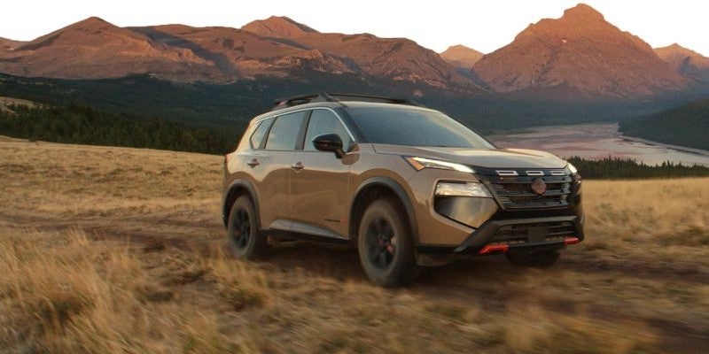 2025 Nissan Rogue Rock Creek driving off-road
