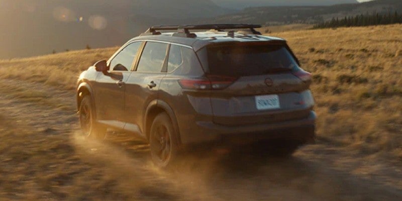 2025 Nissan Rogue Rock Creek driving off-road